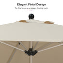 PURPLE LEAF Hailar Tilting Market Umbrella with Base Premium Outdoor Table Umbrella