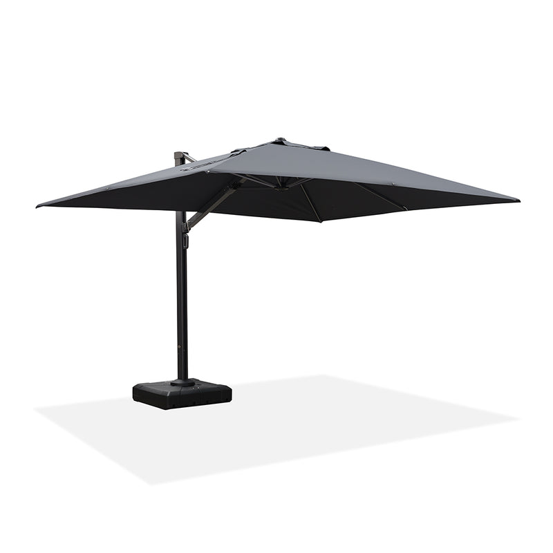 large patio umbrella with stand