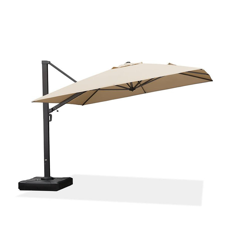 large patio umbrella with stand