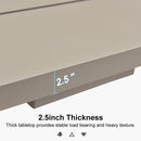 PURPLE LEAF 10/8/6 Pieces Outdoor Dining Set with Patio Aluminium Dining Table Rattan Chairs for Kitchen Champagne