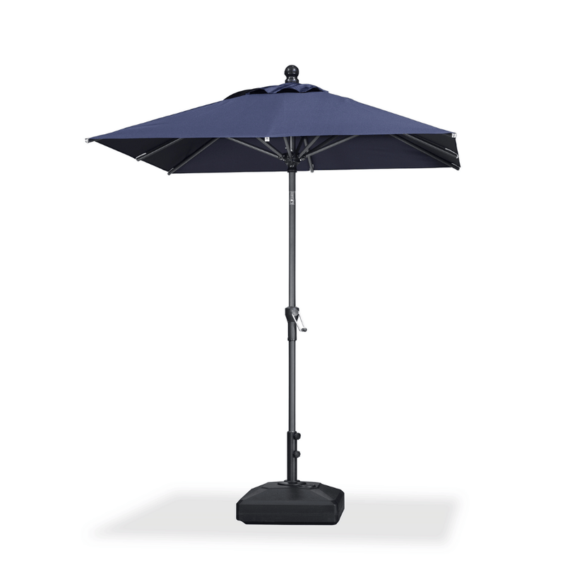 PURPLE LEAF Crank and Tilt Table Umbrella Outdoor Patio Market Umbrella with Visible Hand Crank System
