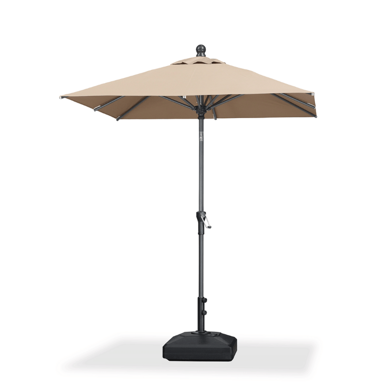 PURPLE LEAF Crank and Tilt Table Umbrella Outdoor Patio Market Umbrella with Visible Hand Crank System