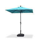 PURPLE LEAF Crank and Tilt Table Umbrella Outdoor Patio Market Umbrella with Visible Hand Crank System