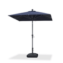 PURPLE LEAF Crank and Tilt Table Umbrella Outdoor Patio Market Umbrella with Visible Hand Crank System