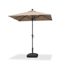 PURPLE LEAF Crank and Tilt Table Umbrella Outdoor Patio Market Umbrella with Visible Hand Crank System