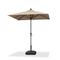 PURPLE LEAF Crank and Tilt Table Umbrella Outdoor Patio Market Umbrella with Visible Hand Crank System