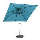 PURPLE LEAF Crank and Tilt Table Umbrella Outdoor Patio Market Umbrella with Visible Hand Crank System