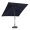 PURPLE LEAF Crank and Tilt Table Umbrella Outdoor Patio Market Umbrella with Visible Hand Crank System