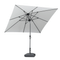 PURPLE LEAF Crank and Tilt Table Umbrella Outdoor Patio Market Umbrella with Visible Hand Crank System