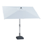 PURPLE LEAF Crank and Tilt Table Umbrella Outdoor Patio Market Umbrella with Visible Hand Crank System