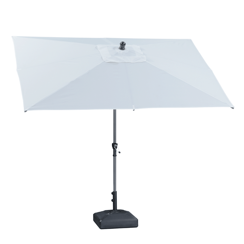 PURPLE LEAF Crank and Tilt Table Umbrella Outdoor Patio Market Umbrella with Visible Hand Crank System