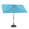 PURPLE LEAF Crank and Tilt Table Umbrella Outdoor Patio Market Umbrella with Visible Hand Crank System