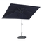 PURPLE LEAF Crank and Tilt Table Umbrella Outdoor Patio Market Umbrella with Visible Hand Crank System