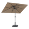PURPLE LEAF Crank and Tilt Table Umbrella Outdoor Patio Market Umbrella with Visible Hand Crank System
