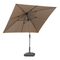 PURPLE LEAF Crank and Tilt Table Umbrella Outdoor Patio Market Umbrella with Visible Hand Crank System