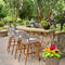 PURPLE LEAF Bar Stools Set of 4 Outdoor Aluminum Barstools with Back Modern Wicker Rattan Boho Garden Pool Patio Bar Chairs