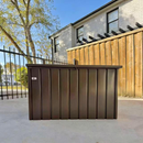 PURPLE LEAF Outdoor Deck Box Waterproof Lockable Storage Box Container with Lid Deck Organization for Patio Cushions Side Table Pool Accessories Garden Tools