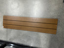 PURPLE LEAF brown interlocking decking tile with wood grain texture.