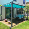 PURPLE LEAF Outdoor Pergola with Retractable Canopy Aluminum Shelter for Porch Garden Beach Shade Pavilion Pergola Modern Backyard Deck - Purple Leaf Garden