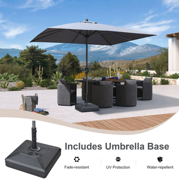 Heavy-Duty Aluminum Patio Table Umbrella