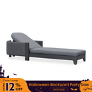 PURPLE LEAF Outdoor Chaise Lounge Chairs with Cushion Aluminum Poolside Sun Chair Adjustable Sunbathing Tanning Reclining