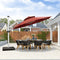 PURPLE LEAF Round Cantilever Patio Umbrella Heavy Duty Umbrella for Porch Garden Pool