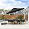 PURPLE LEAF Round Cantilever Patio Umbrella Heavy Duty Umbrella for Porch Garden Pool