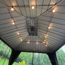 PURPLE LEAF Gazebo String Lights for Hardtop Gazebos