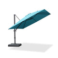 PURPLE LEAF Stepless Tilt Cantilever Umbrella Affordable Outdoor Patio Umbrella