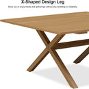 PURPLE LEAF Outdoor Dining Set All-Weather PE Rattan Outdoor Patio Furniture Set with Aluminum Frame