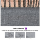 Clearance - PURPLE LEAF Patio Sunbrella Bar Stools Rattan Bar Aluminum Bar Stool Outdoor Barstools with Back and Cushion for Garden Kitchen Island