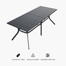 OPEN BOX I PURPLE LEAF Outdoor Lightweight Dining Table Black