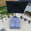 PURPLE LEAF Double Top 10 / 11 / 12 / 9 x 12 ft Square and Rectangle Outdoor Cantilever Umbrella