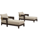 PURPLE LEAF Outdoor daybed Wider Chaise Lounge with Cushion and Pillow