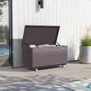 PURPLE LEAF Outdoor Deck Box Waterproof Storage Box Container with Lid Deck Organization for Patio Cushions Side Table Pool Accessories Garden Tools