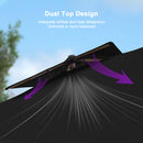 PURPLE LEAF Large Square Patio Cantilever Umbrella for Garden Pool Porch