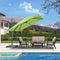 PURPLE LEAF Patio Cantilever Umbrella with Aluminum Offset Hanging for Pool Garden Deck