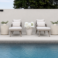 PURPLE LEAF Patio Chaise Lounge Chair, Aluminum Pool Lounge Chairs for Outdoor with 2 Cushions for Deck, Pool, Lawn, Garden, Courtyard, Porch