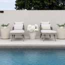 PURPLE LEAF Patio Chaise Lounge Chair, Aluminum Pool Lounge Chairs for Outdoor with 2 Cushions for Deck, Pool, Lawn, Garden, Courtyard, Porch