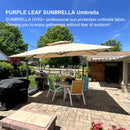 PURPLE LEAF Premium Patio Umbrella Classic SUNBRELLA Cantilever Umbrellas