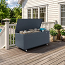 PURPLE LEAF Outdoor Deck Box Waterproof Storage Box Container with Lid Deck Organization for Patio Cushions Side Table Pool Accessories Garden Tools