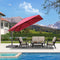 PURPLE LEAF Patio Cantilever Umbrella with Aluminum Offset Hanging for Pool Garden Deck