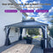 PURPLE LEAF Patio Hardtop Gazebo for Outdoor Grey Galvanized Steel Double Roof White Aluminum Poles with Curtains and Netting
