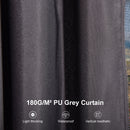 PURPLE LEAF Patio Hardtop Gazebo for Outdoor Grey Galvanized Steel Double Roof White Aluminum Poles with Curtains and String Lights-clear