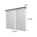 PURPLELEAF Outdoor Louvered Pergola Roller Blinds with Thermal Insulated, UV Protection Waterproof Fabric, Privacy Protection for Bronze Pergola, Easy to Install
