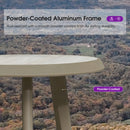 PURPLE LEAF Outdoor Bar Table Patio Dining Table Coffee Kitchen Breakfast Bistro Pub Bar Table for Patio Poolside