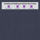 PURPLE LEAF Outdoor Chaise Lounge Set Adjustable Sunbathing Recliner with Side Table for Beach Poolside Patio Outside Aluminum Chaise Lounger