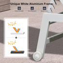 PURPLE LEAF Outdoor Chaise Lounge Set Adjustable Sunbathing Recliner with Side Table for Beach Poolside Patio Outside Aluminum Chaise Lounger