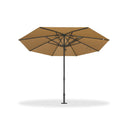 PURPLE LEAF Luxury Market Umbrella 1.9"/2.4"/3.1" Pole Commercial Hydraulic Semi-Automatic Umbrella