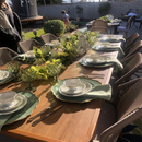 PURPLE LEAF 7/9/11 Pieces Dining Set Patio Metal Rectangular Table and Wicker Rattan Chairs